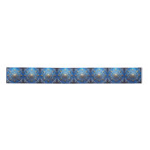 Blue Decorative Holiday Satin Ribbon サテンリボン (正面)