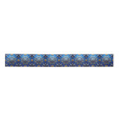 Blue Decorative Holiday Satin Ribbon サテンリボン (正面)