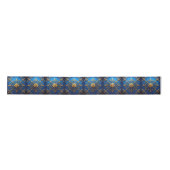 Blue Decorative Holiday Satin Ribbon サテンリボン (正面)