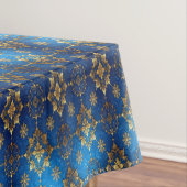 Blue Decorative Holiday Tablecloth テーブルクロス (インサイチュ)