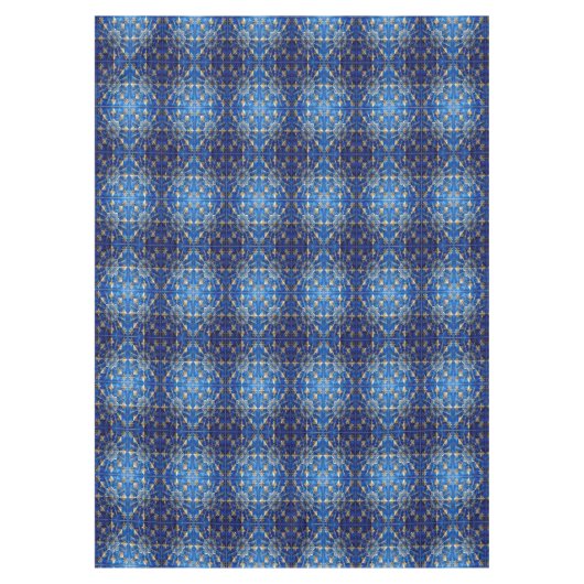 Blue Decorative Holiday Tablecloth テーブルクロス (正面)