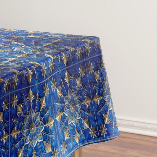 Blue Decorative Holiday Tablecloth テーブルクロス (インサイチュ)