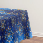 Blue Decorative Holiday Tablecloth テーブルクロス (インサイチュ)