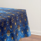 Blue Decorative Holiday Tablecloth テーブルクロス (インサイチュ)