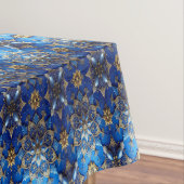 Blue Decorative Holiday Tablecloth テーブルクロス (インサイチュ)