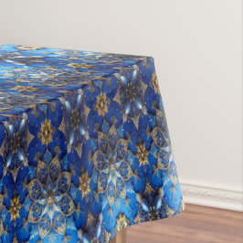 Blue Decorative Holiday Tablecloth テーブルクロス