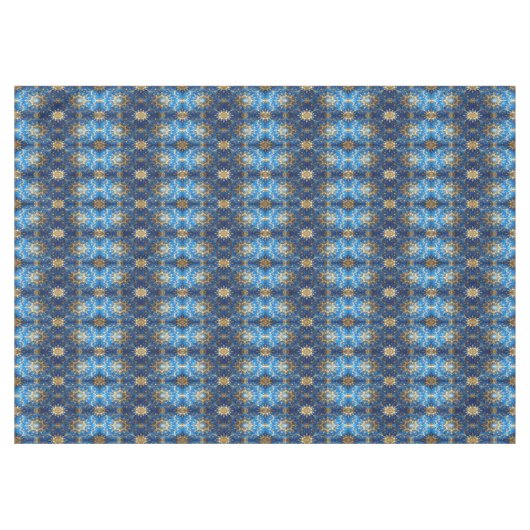 Blue Decorative Holiday Tablecloth テーブルクロス (正面(横))