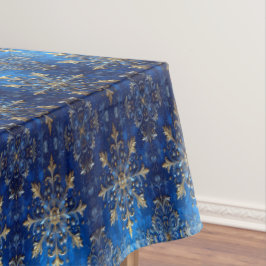 Blue Decorative Holiday Tablecloth テーブルクロス