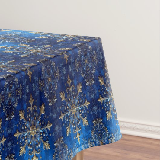 Blue Decorative Holiday Tablecloth テーブルクロス (インサイチュ)
