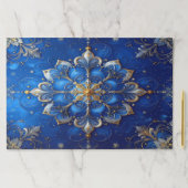 Blue Decorative Holiday Tearaway Placemat ペーパーパッド (インサイチュ)