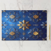 Blue Decorative Holiday Tearaway Placemat ペーパーパッド (インサイチュ)