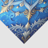 Blue Decorative Holiday Tissue Paper 薄葉紙 (詳細)