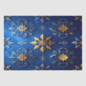 Blue Decorative Holiday Tissue Paper 薄葉紙 (正面)