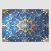 Blue Decorative Holiday Tissue Paper 薄葉紙 (正面)