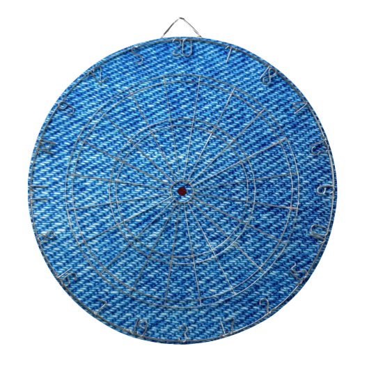 Blue Denimテクスチャ ダーツボード (正面)
