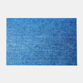 Blue Denimテクスチャ ドアマット