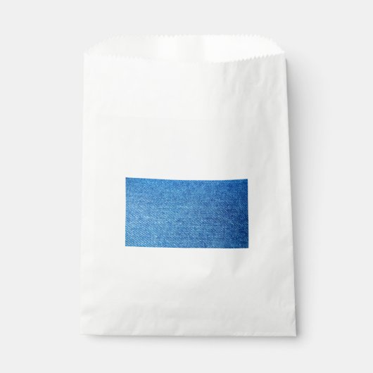 Blue Denimテクスチャ フェイバーバッグ (正面)