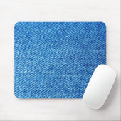 Blue Denimテクスチャ マウスパッド (マウス)