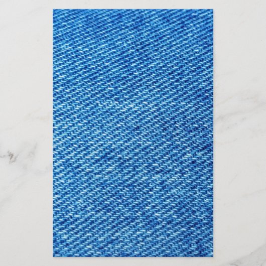 Blue Denimテクスチャ 便箋 (正面)
