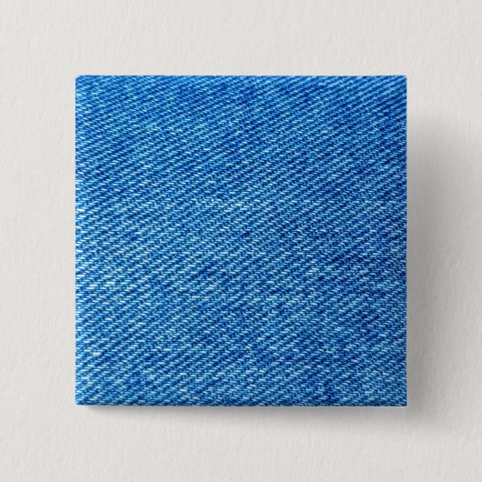 Blue Denimテクスチャ 缶バッジ (正面)