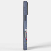 Blue Denim Floral Monogrammed Case-Mate iPhoneケース (裏面 / 右)