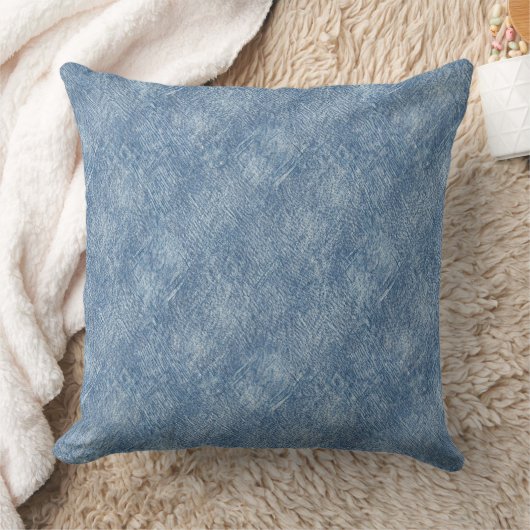 Blue Denim Pattern クッション (ブランケット)