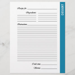 Blue DESERT両面レシピ