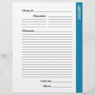 Blue DESERT両面レシピ