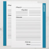 Blue DESERT両面レシピ (正面/裏面)