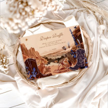 Blue Desert Western Diapper Raffle