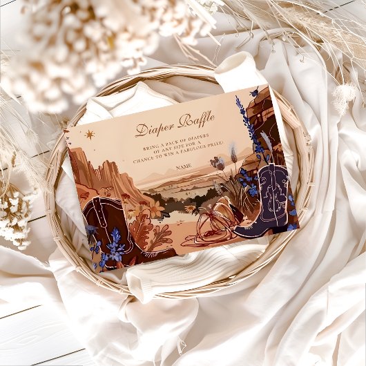 Blue Desert Western Diapper Raffle エンクロージャーカード