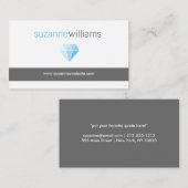 Blue DiamondロゴII名刺 名刺 (正面/裏面)