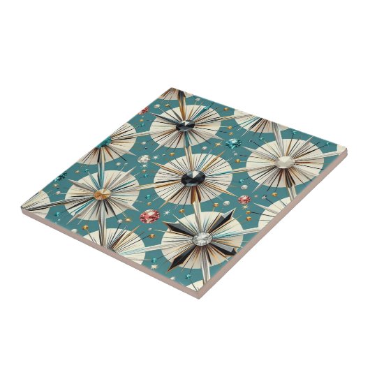 Blue Diamond Mid Century Modern  タイル (側面)