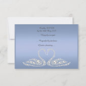 Blue Diamond swan allイベントrsvp応答 出欠カード (裏面)