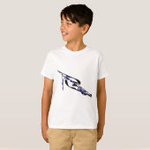 Blue Dimensional TimeWarp Tシャツ (正面フル)