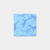 Blue Dinosaur Post it Notes ポストイット (正面)