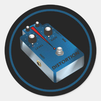 Blue Distortion ラウンドシール