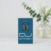 Blue DJクール Music Business Card 名刺 (スタンド正面)