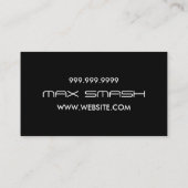 Blue DJクール Music Business Card 名刺 (裏面)