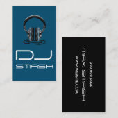 Blue DJクール Music Business Card 名刺 (正面/裏面)