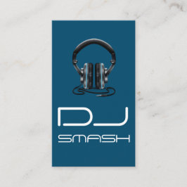 Blue DJクール Music Business Card 名刺