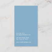 BLUE/DK GRAY名刺の微妙な円 名刺 (裏面)