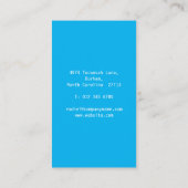 Blue DNA医学モダン 名刺 (裏面)