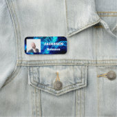 Blue DNA科学先生名タグ 名札 (インサイチュ)