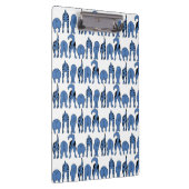 Blue Dog Butts Pattern クリップボード (右)