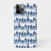 Blue Dog Butts Pattern Case-Mate iPhoneケース (裏)