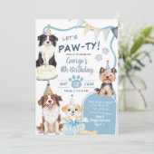 Blue Dog let's Pawty Birthday 招待状 (スタンド正面)