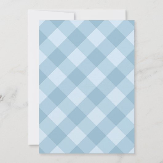 Blue Dog let's Pawty Birthday 招待状 (裏面)