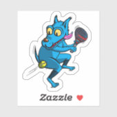 Blue dog padel シール (シート)