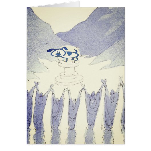 Blue Dog Worship Card (正面)